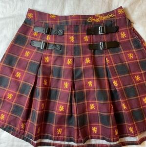 Harry Potter Gryffindor pleated miniskirt